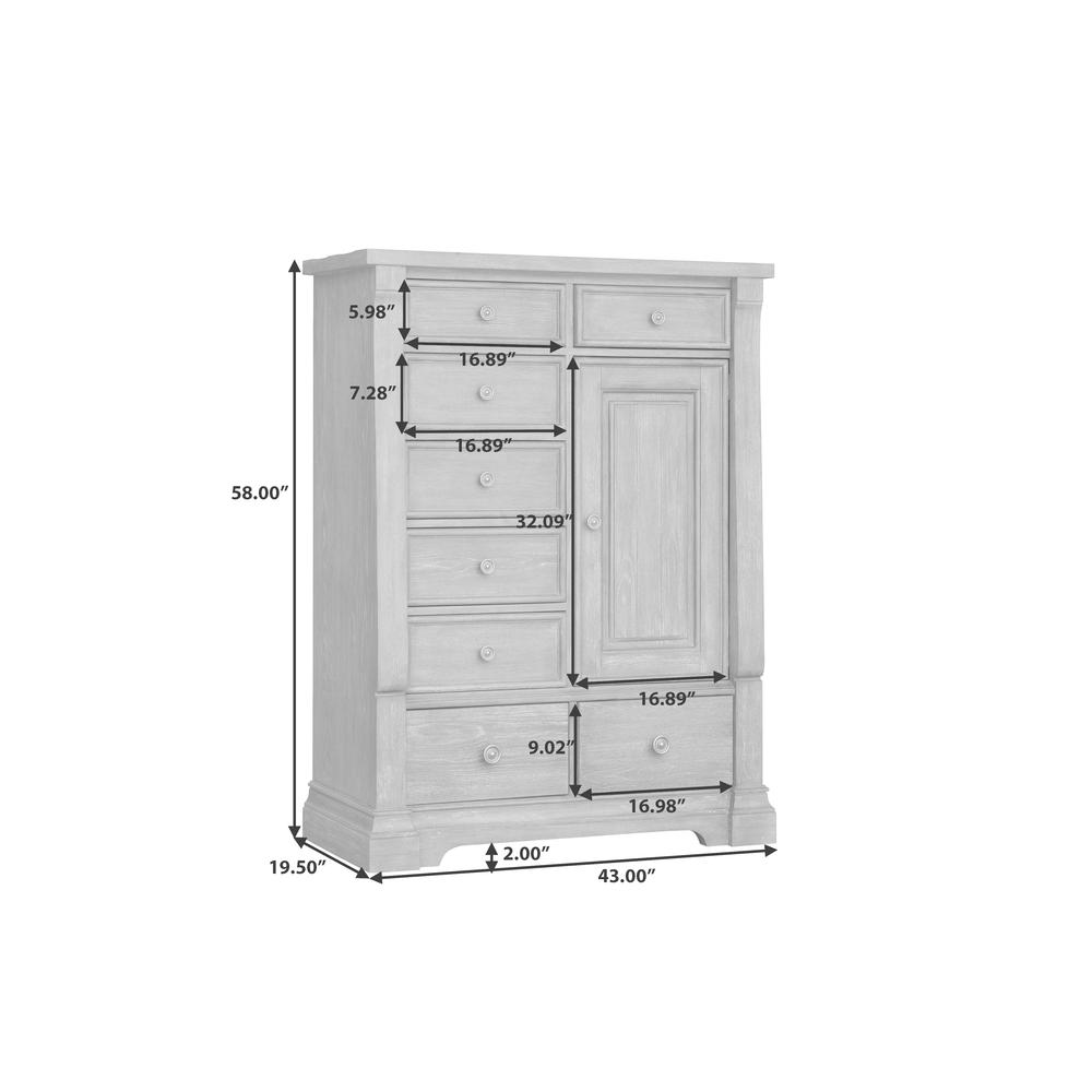 Lawson's Creek 8-Drawer Door Chest