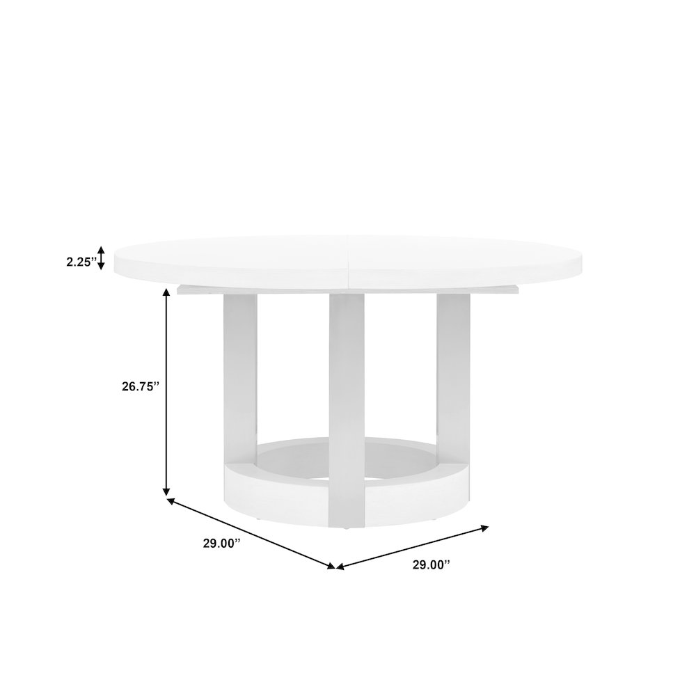 Brighton Round Table with Leaf Extension