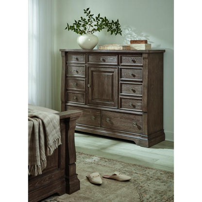 Lawson's Creek 11-Drawer Gentleman's Chest with Storage Cabinet