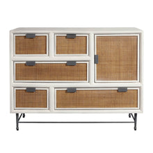 5-Drawer Accent Chest with Cabinet