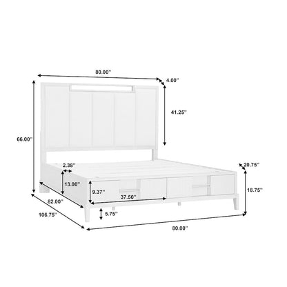 Kendall King Upholstered Storage Bed