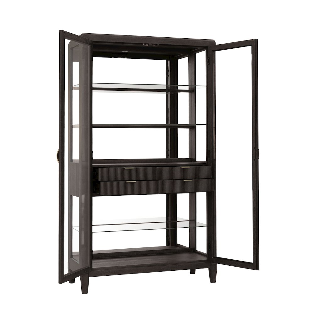 West End Loft Curio with Drawers
