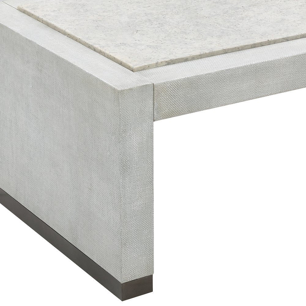 Stone-Textured Cocktail Table