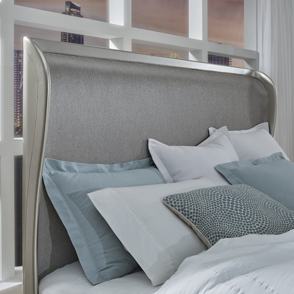 Zoey Upholstered Queen Shelter Bed