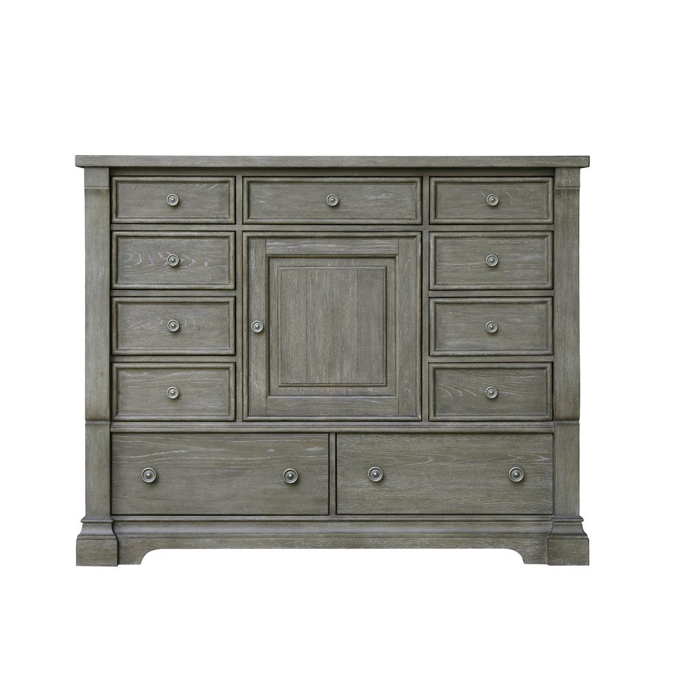 Lawson's Creek 11-Drawer Gentleman's Chest with Storage Cabinet