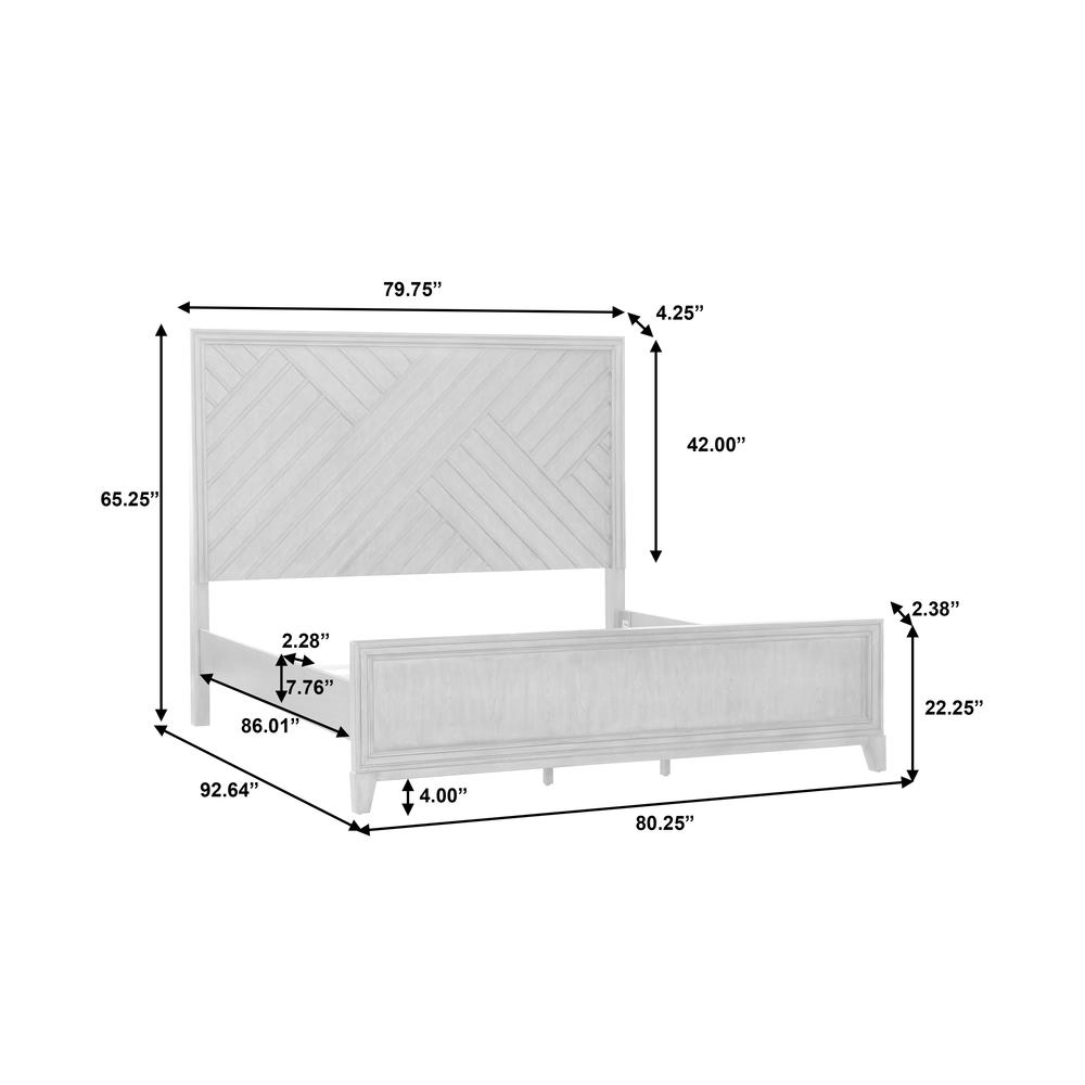 Lenox California King Panel Bed