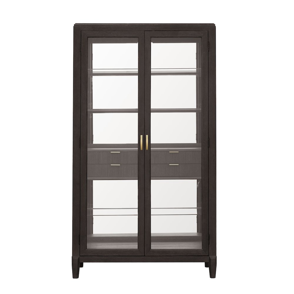 West End Loft Curio with Drawers
