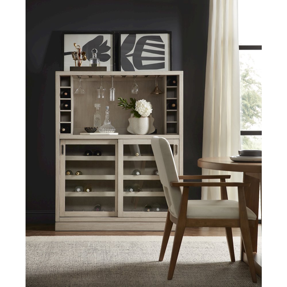 Modern Sliding Door Wine Bar