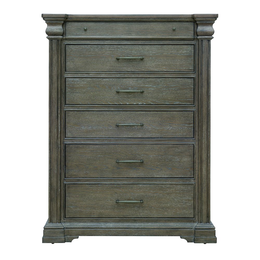 Madison Ridge Brown 6 Drawer Chest