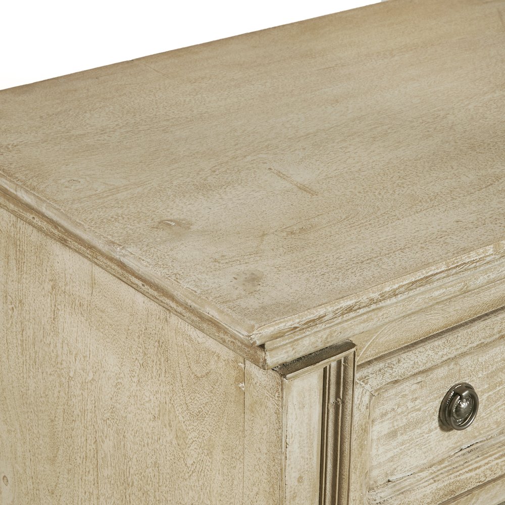 3-Door Entertainment Console with Storage Drawers