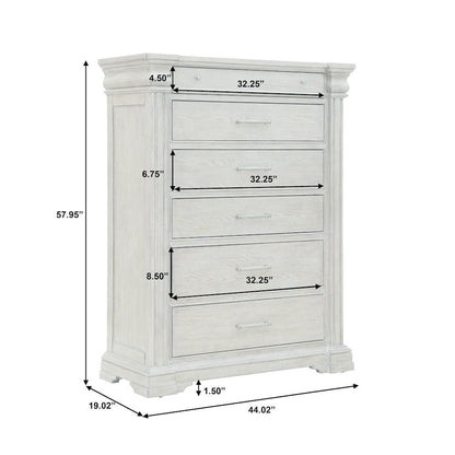 Madison Ridge Brown 6 Drawer Chest