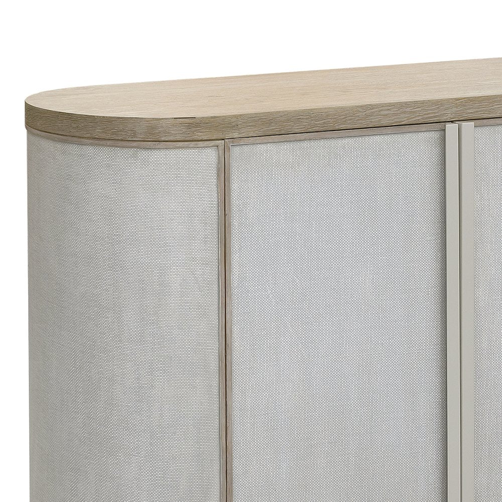 Modern 4 Door Credenza
