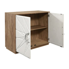 Two Door Leather Chest