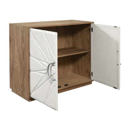 Two Door Leather Chest