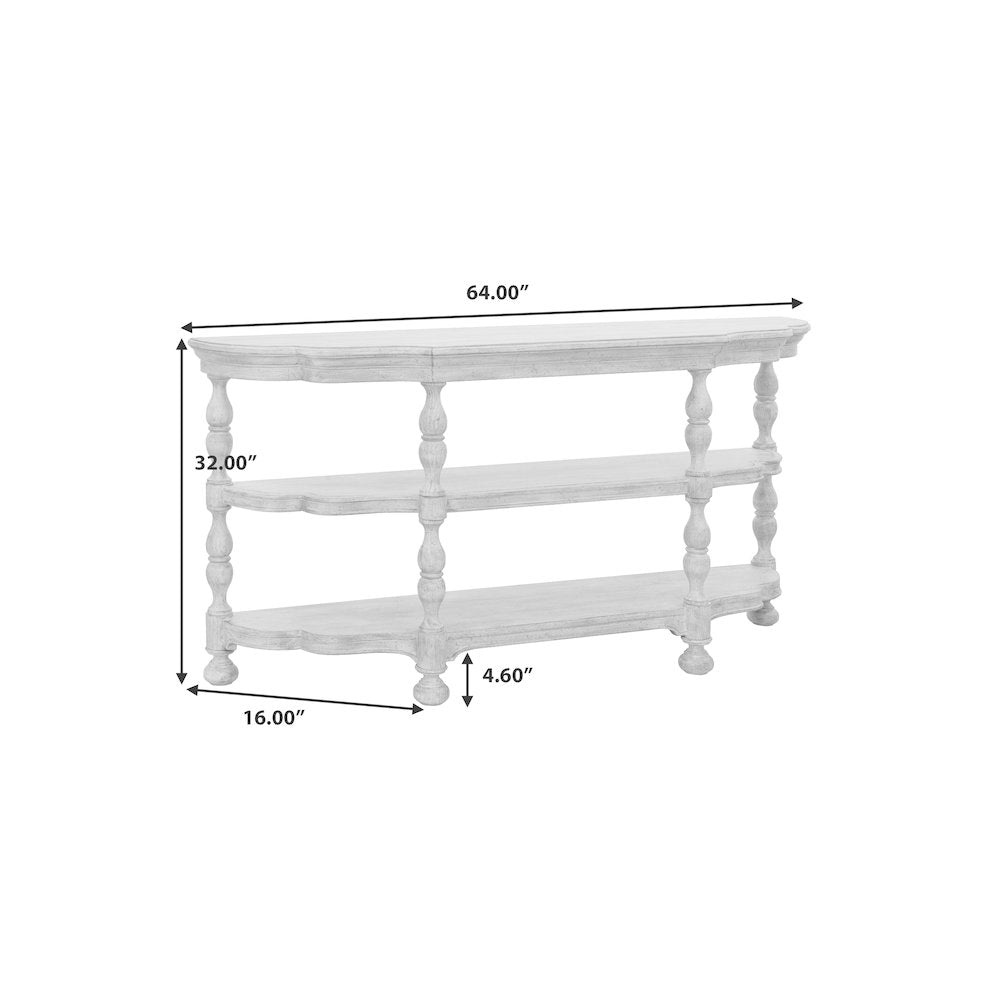 Higgins Street 2-Shelf Console Table