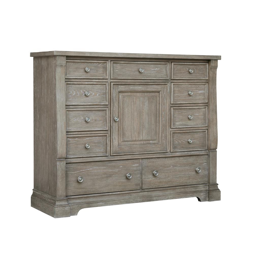Lawson's Creek 11-Drawer Gentleman's Chest with Storage Cabinet