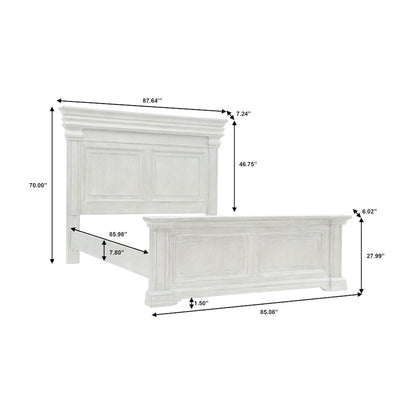 Madison Ridge Brown California King Panel Bed
