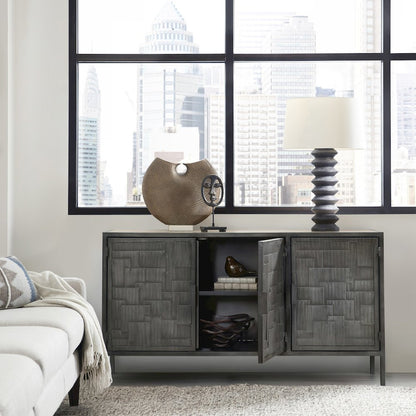 3-Door Metal Sideboard
