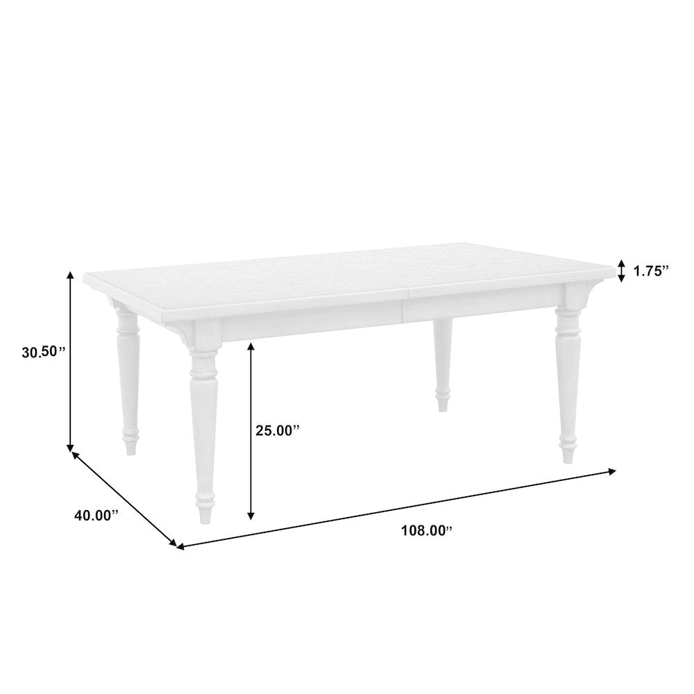 Madison Ridge Farmhouse Leg Table