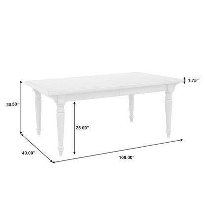 Madison Ridge Farmhouse Leg Table