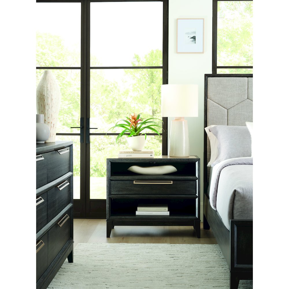Quincy Stone-Top Bachelor's Chest with Storage Drawer