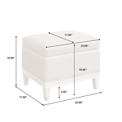 Zoey Vanity Upholstered Storage Bench