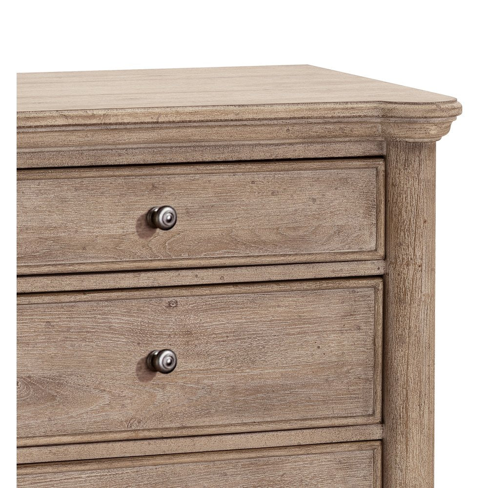 Higgins Street 3-Drawer Nightstand with USB-C ports