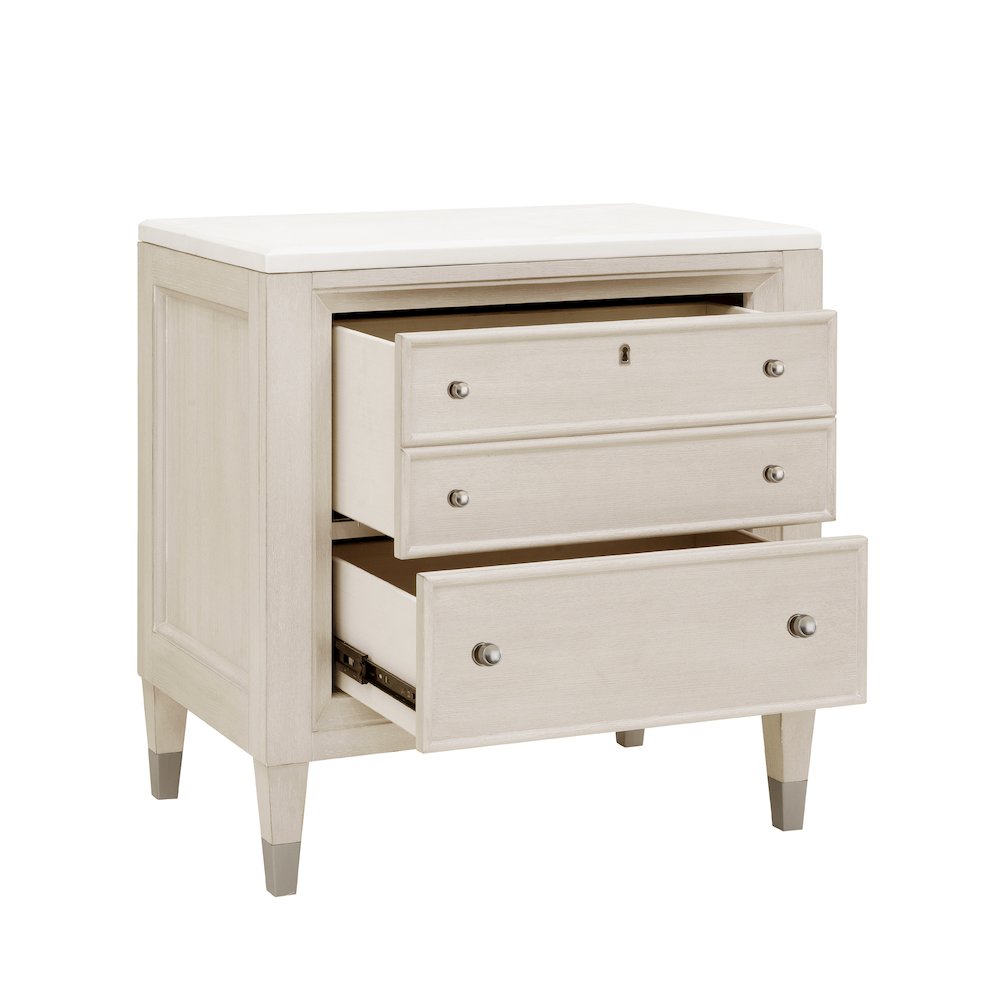 Ashby Place 2-Drawer Nightstand with USB-C Port