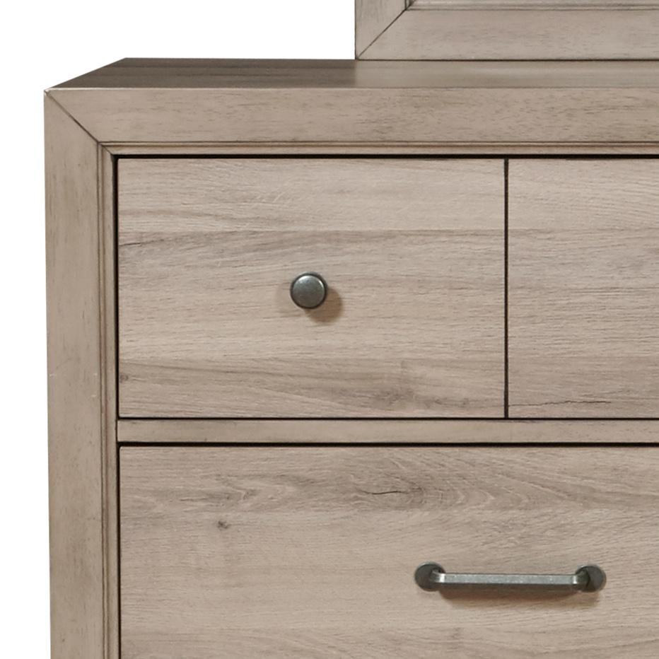 Kids  Six Drawer Dresser in River Birch Brown