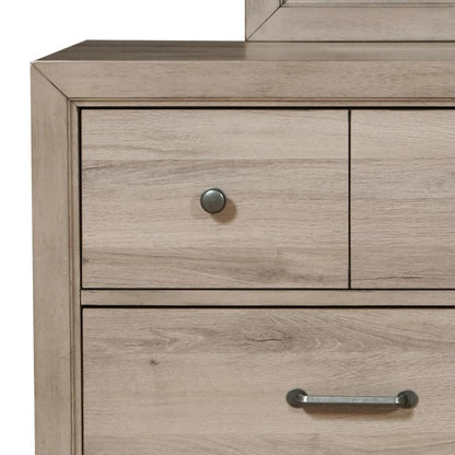 Kids  Six Drawer Dresser in River Birch Brown