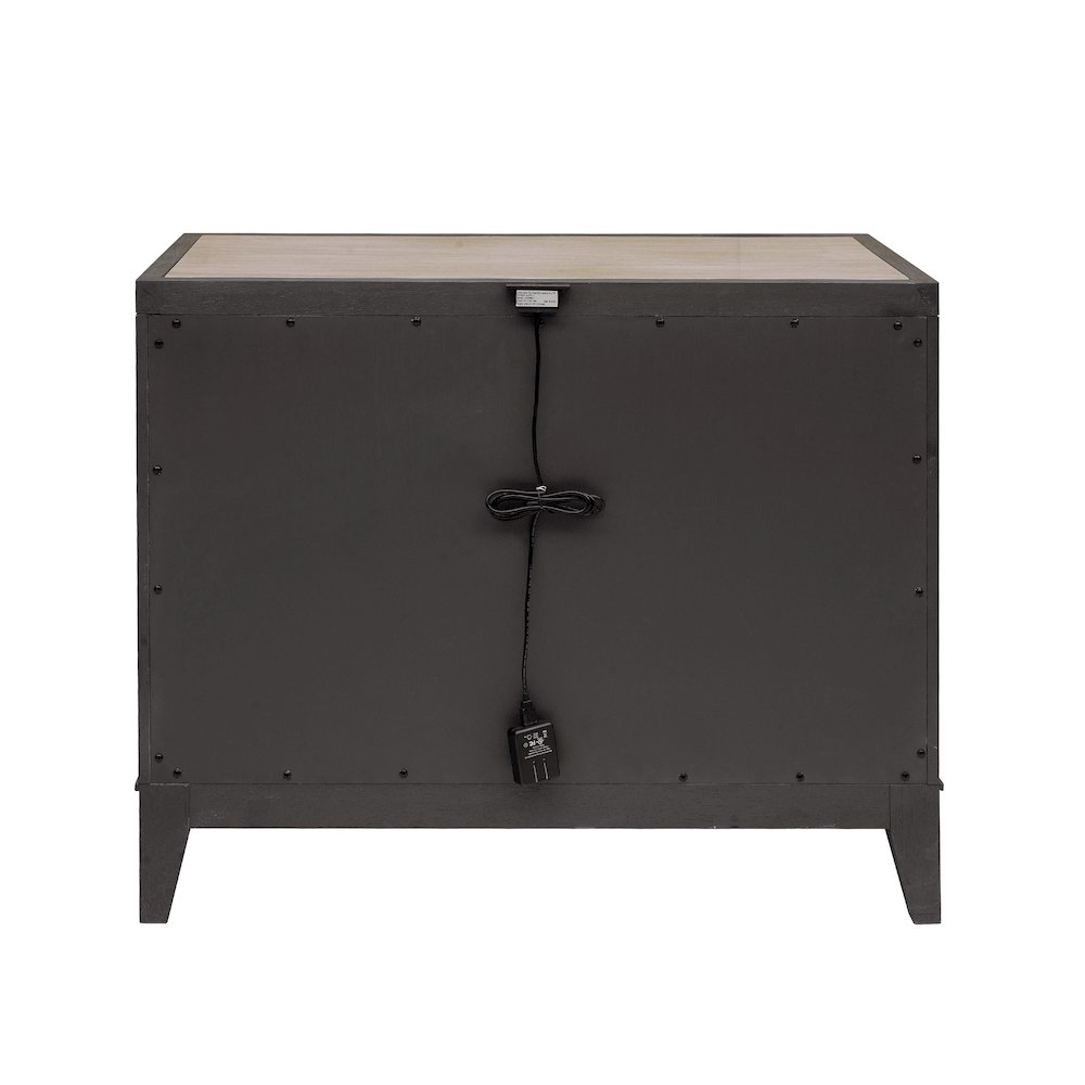Quincy Stone-Top Bachelor's Chest with Storage Drawer