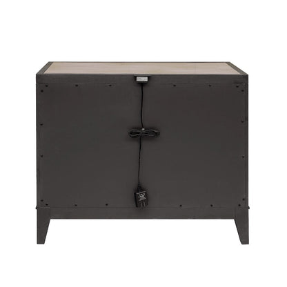 Quincy Stone-Top Bachelor's Chest with Storage Drawer