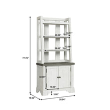 Valley Ridge Bookcase with Hutch
