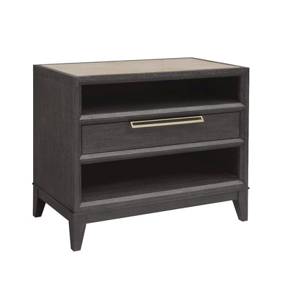 Quincy Stone-Top Bachelor's Chest with Storage Drawer