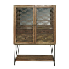 2-Door Bar Cabinet with Storage Drawers