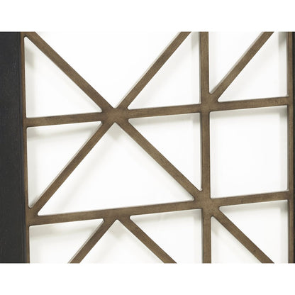 4 Shelf Display Cabinet with Decorative Glass Doors