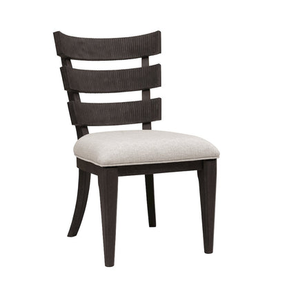West End Loft Wood Back Side Chair 2/ctn