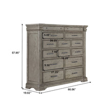 Madison Ridge 14 Drawer Master Chest in Heritage Taupe