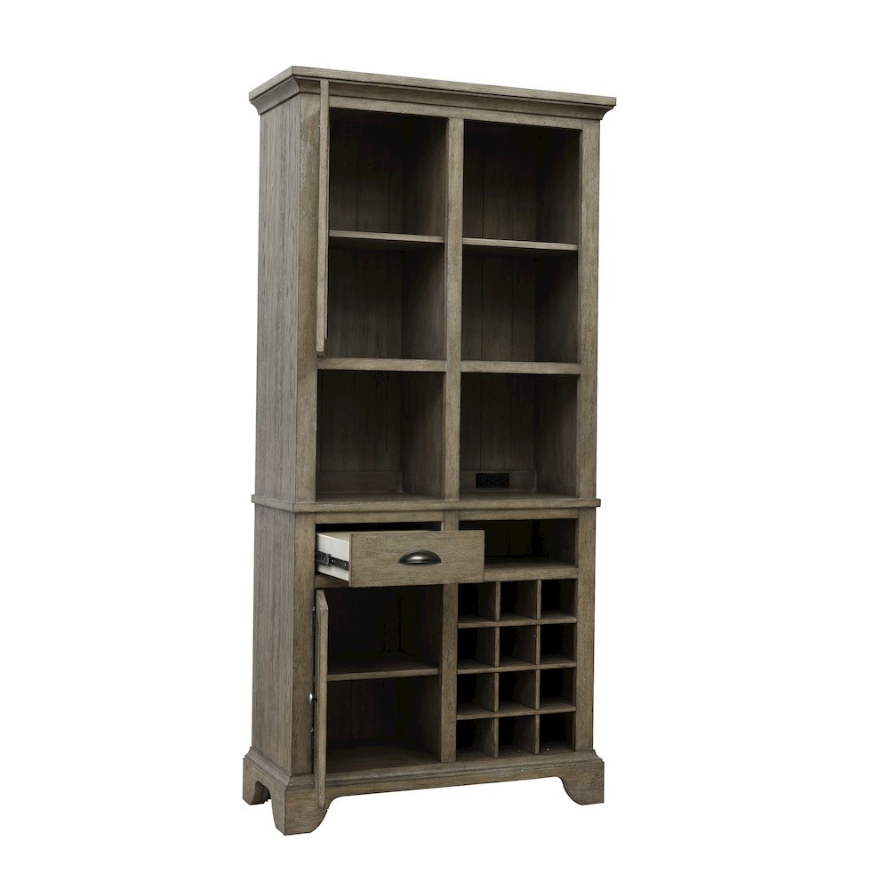 Kitchen Curio with Wine Storage