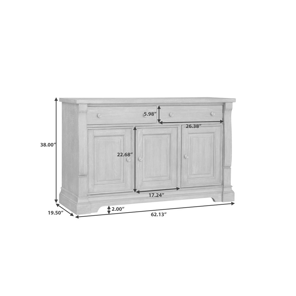 Lawson's Creek 3-Door Server with Storage Drawers