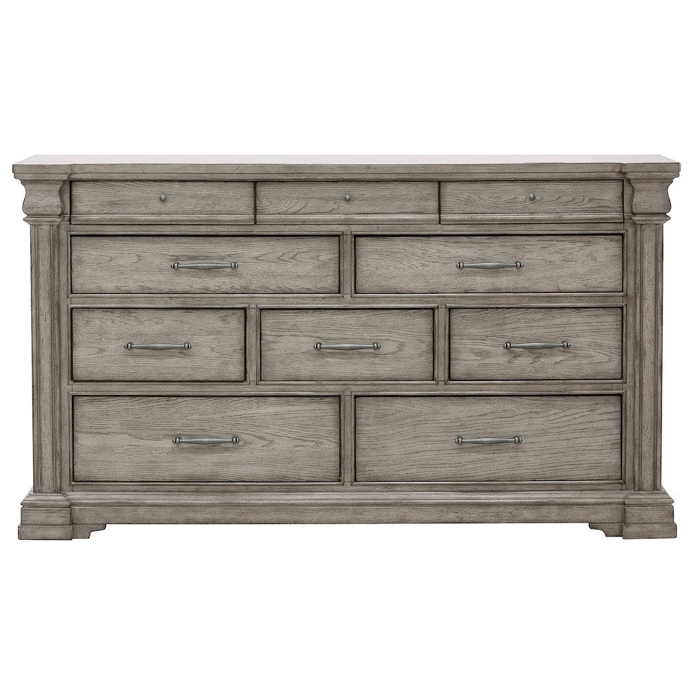 Madison Ridge 10 Drawer Dresser in Heritage Taupe