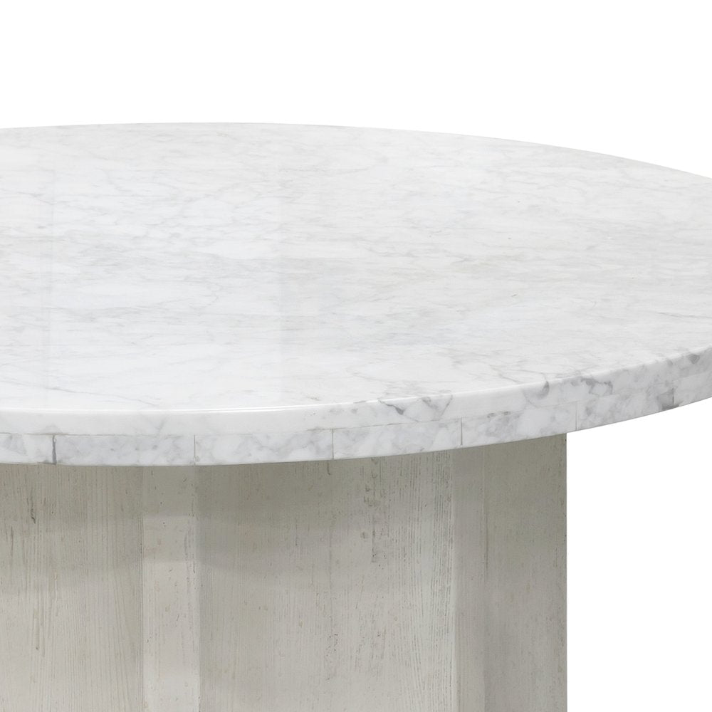 40" Round Cocktail Table with Marble Top