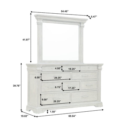 Madison Ridge Brown 10 Drawer Dresser