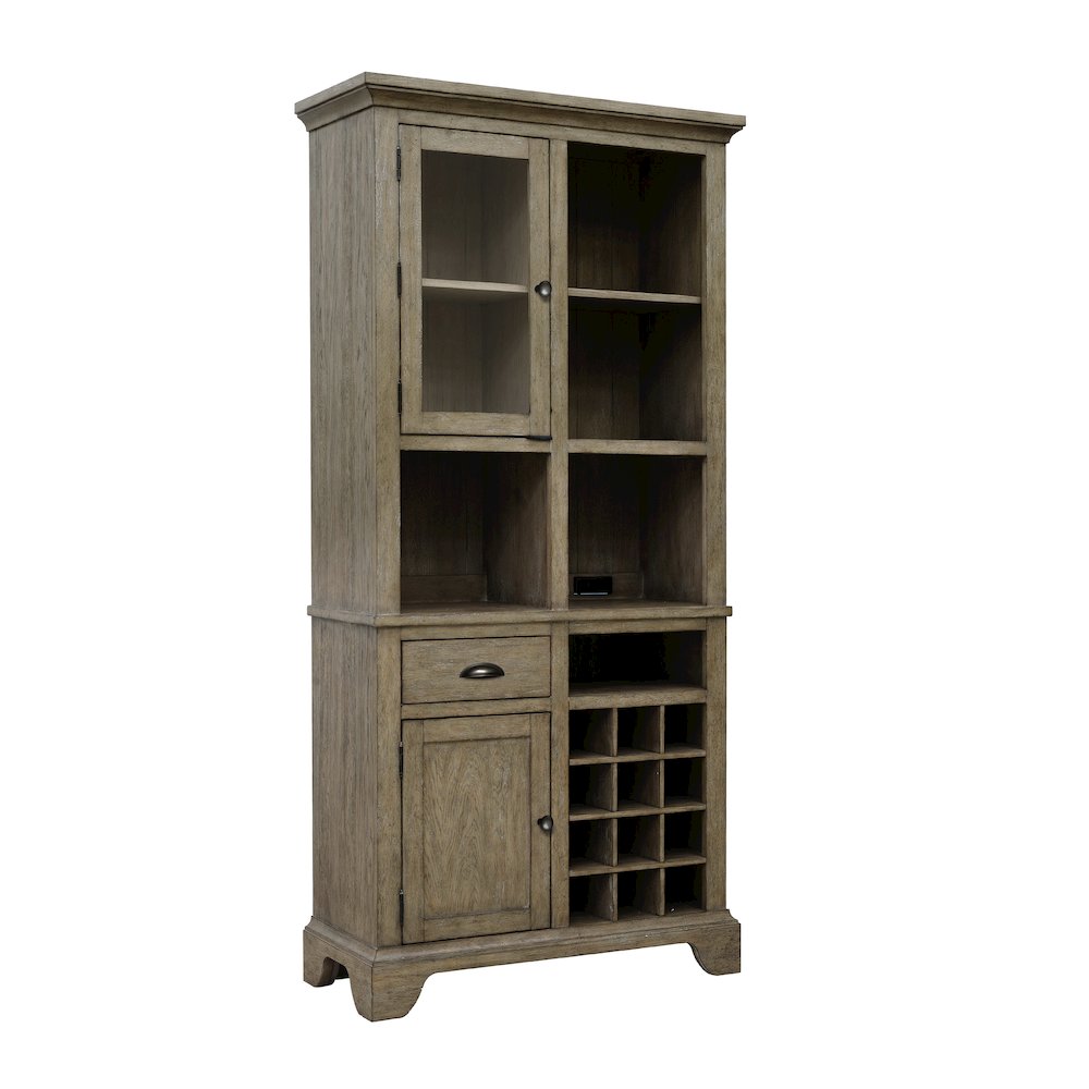 Kitchen Curio with Wine Storage