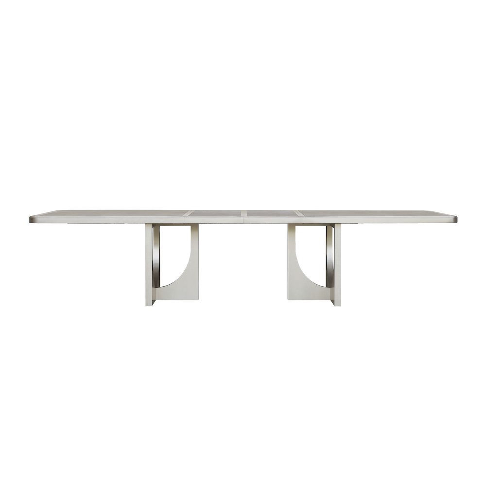 Zoey Double Pedestal Dining Table with Leaf Extensions