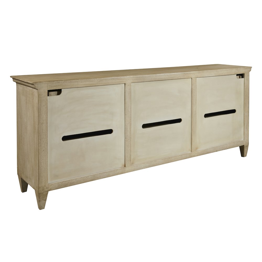 3-Door Entertainment Console with Storage Drawers