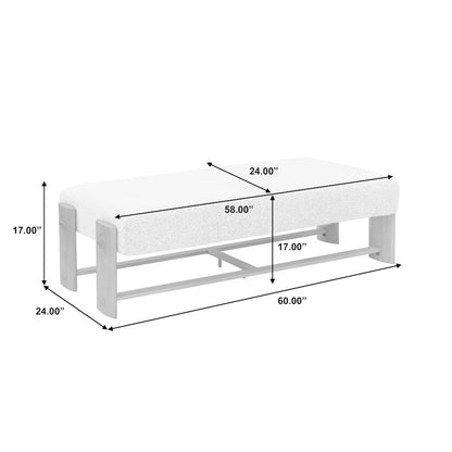 Modern Upholstered  Ottoman Bench