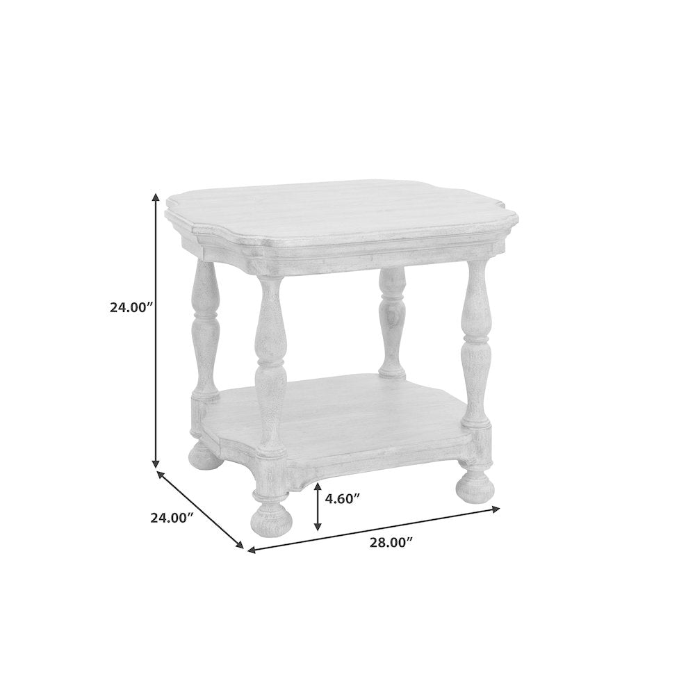 Higgins Street End Table with Open Shelf