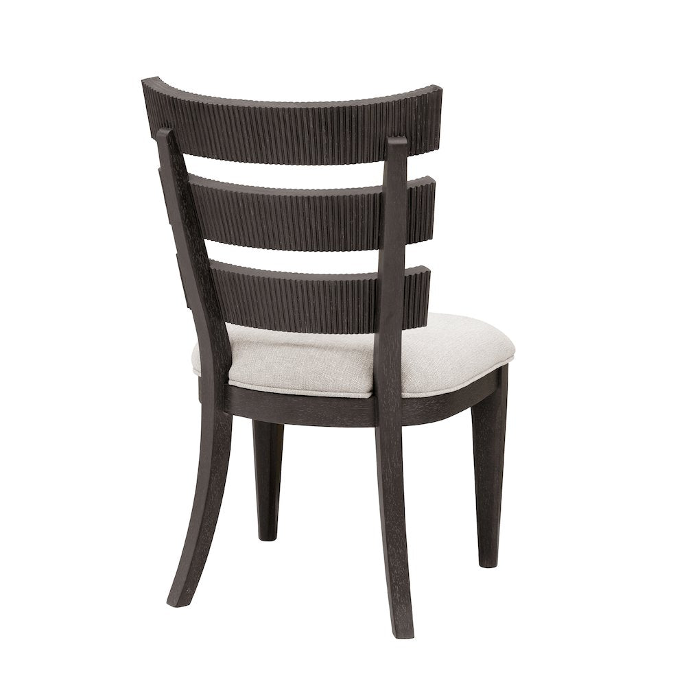 West End Loft Wood Back Side Chair 2/ctn