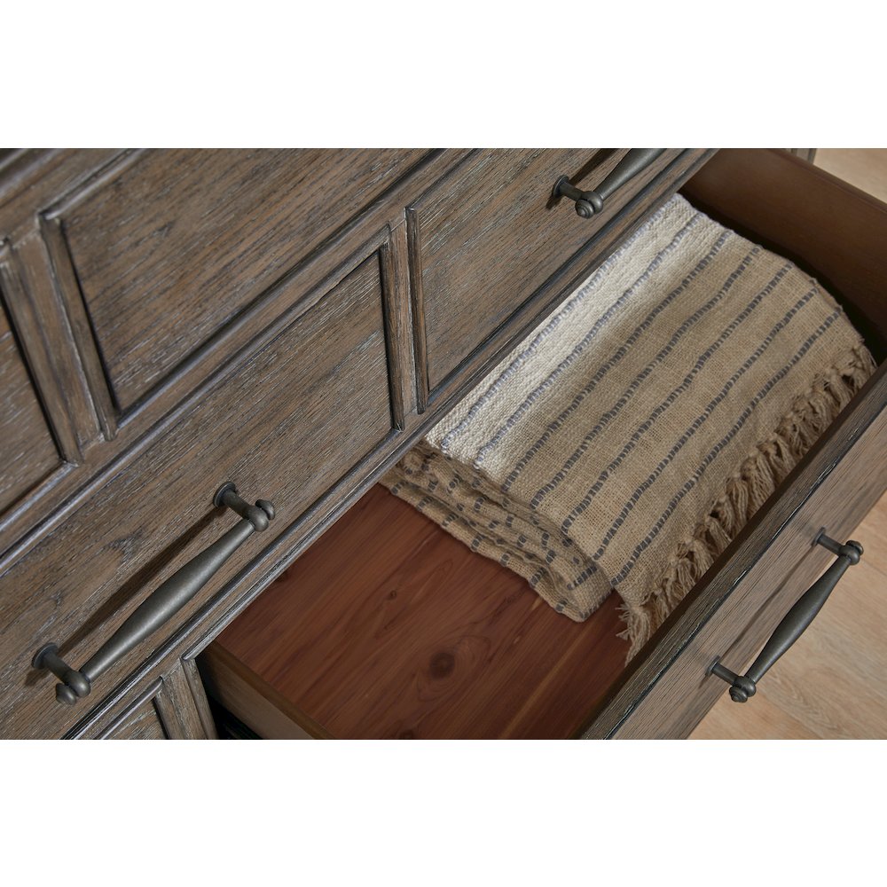Madison Ridge Brown 10 Drawer Dresser
